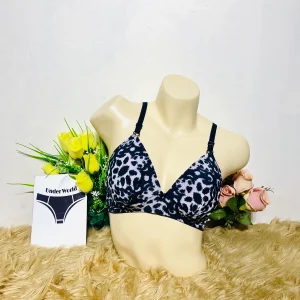 Black Leo Bra