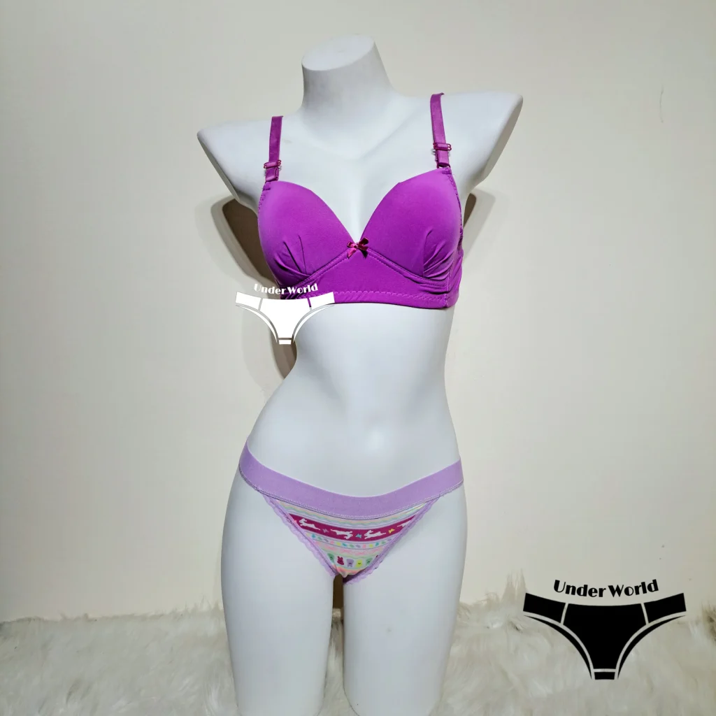 Girl Talk Bra and Panty Set